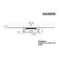 Kaldewei FlowLine Zero 1200 Ruszt do odpływu liniowego 120 cm biały mat 940100010711 - zdjęcie 5