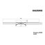 Kaldewei FlowLine Zero 1500 Ruszt do odpływu liniowego 150 cm szampański szczotkowany 940200010931 - zdjęcie 3