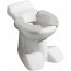 Keramag Kind Toaleta WC stojąca 50x35 cm dziecięca z dwuczęściowym siedziskiem z powłoką KeraTect, biała/szara 212015600 - zdjęcie 1