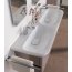 Keramag MyDay Umywalka podwójna 130x48cm bez przelewu, biała 135430 - zdjęcie 2