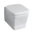 Keramag Silk Zestaw Toaleta WC podwieszana 54x36 cm z deską sedesową wolnoopadającą, biały 203650+572620 - zdjęcie 7
