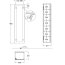 Keramag Xeno2 Szafka boczna wysoka 40x35,1x170 cm, biały połysk 807000000 - zdjęcie 3