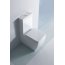 Kerasan Ego Zestaw Toaleta WC kompaktowa 60x35,5 cm z deską sedesową wolnoopadającą i spłuczką z mechanizmem, biały/chrom 3217+328801+318101+750990 - zdjęcie 4