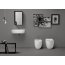 Kerasan Flo Toaleta WC stojąca 52x36 cm Norim bez kołnierza, biała 311201 - zdjęcie 4