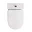 Kerasan Flo Zestaw Toaleta WC kompaktowa 60x36 cm + deska wolnoopadająca + spłuczka + mechanizm spłukujący biały/chrom 311701+319101+318101+750990 - zdjęcie 2