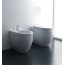 Kerasan Flo Zestaw Toaleta WC stojąca 48x36 cm z deską sedesową zwykłą, biała 311401+318901 - zdjęcie 2