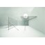 Kerasan NoLita Ścianka prysznicowa narożna 100x200 cm, profile chrom szkło przejrzyste 745804 - zdjęcie 3