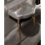 Kerasan Retro Szafka podumywalkowa 73 cm czarna/złota 7362K3 - zdjęcie 2