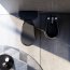 Kerasan Retro Toaleta WC stojąca kompakt odpływ pionowy czarny mat 101231 - zdjęcie 6