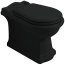 Kerasan Retro Toaleta WC stojąca odpływ poziomy/pionowy czarny mat 101631 - zdjęcie 1
