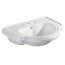 Kerasan Retro Umywalka wpuszczana w blat 62x45,5 cm z 3 otworami na baterię biała 103001-3 - zdjęcie 1