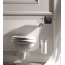 Kerasan Retro Zestaw Toaleta WC podwieszana 52x38 cm z deską sedesową wolnoopadającą, biały/czarny 101501+108804 - zdjęcie 7