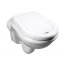 Kerasan Retro Zestaw Toaleta WC podwieszana 52x38 cm z deską sedesową drewnianą wolnoopadającą, biały/orzech/chrom 101501+108840 - zdjęcie 10