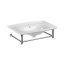 Kerasan The New Yorker Konsola pod umywalkę 68x46 cm chrom 927290 - zdjęcie 1