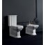 Kerasan Waldorf Toaleta WC kompaktowa 68x40 cm biała 411701 - zdjęcie 3