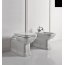 Kerasan Waldorf Miska WC stojąca 65x37cm, czarny połysk 411604 - zdjęcie 2