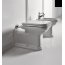 Kerasan Waldorf Miska WC stojąca 65x37cm, czarny połysk 411604 - zdjęcie 3