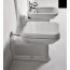 Kerasan Waldorf Miska WC stojąca 65x37cm, czarny połysk 411604 - zdjęcie 5