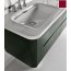Kerasan Waldorf Szafka pod umywalkę 144x50x51cm z dwoma szufladami i dwoma drzwiczkami, bordowa 919153 - zdjęcie 3