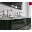 Kerasan Waldorf Szafka pod umywalkę 144x50x51cm z dwoma szufladami i dwoma drzwiczkami, bordowa 919153 - zdjęcie 4