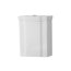 Kerasan Waldorf Zestaw Toaleta WC kompaktowa 68x40 cm + deska wolnoopadająca + spłuczka + mechanizm spłukujący biały/chrom 411701+418801+418101+750990 - zdjęcie 9