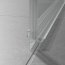 Kermi Nica Drzwi przesuwne 110x200 cm prawe profile srebro wysoki połysk szkło przezroczyste NIL2R11020VPK - zdjęcie 5