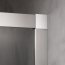 Kermi Nica Kabina prostokątna 140x200 cm część prawa profile srebro wysoki połysk szkło przezroczyste NIC2R14320VPK - zdjęcie 5