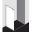 Kermi Nica Ścianka boczna 120x200 cm lewa profile srebro wysoki połysk szkło przezroczyste NITWL12020VPK - zdjęcie 3