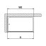 Kermi XC WIO Ścianka prysznicowa Walk-In 120x200 cm montaż bez stabilizatora, profile srebrny połysk szkło przezroczyste KermiClean XCWIO12020VPK - zdjęcie 3