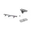 Kessel Linearis Compact Odpływ liniowy 105 cm + sitko + multistop odwracalny srebrny 45600.66FM - zdjęcie 1