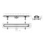 Kessel Linearis Compact Odpływ liniowy 55 cm + sitko + multistop odwracalny srebrny 45600.61FM - zdjęcie 3