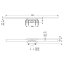 Kessel Linearis Infinity 90 Odpływ liniowy 120 cm brąz szczotkowany 45204.12 - zdjęcie 2