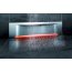Kessel Scada Odpływ prysznicowy ścienny LED RGB z pokrywą Wave, szary/stal nierdzewna 48005.43 - zdjęcie 5