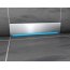 Kessel Scada Odpływ prysznicowy ścienny LED RGB z pokrywą ze stali nierdzewnej, szary/stal nierdzewna 48005.44 - zdjęcie 4