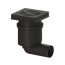 Kessel System 200 Wpust podwórzowy 25,8x25,8 cm czarny 67923B - zdjęcie 1