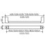 Keuco Elegence Uchwyt wannowy 42,8 cm chrom 31601010400 - zdjęcie 2
