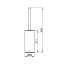 Keuco Moll Szczotka WC chrom/biała 4969010100 - zdjęcie 2