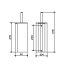 Keuco Plan Szczotka do WC aluminium 14964170100 - zdjęcie 2