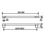 Keuco Plan Wieszak na ręcznik 60 cm chrom 14901010600 - zdjęcie 2