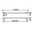 Keuco Plan Wieszak na ręcznik 60 cm czarny mat 14901370600 - zdjęcie 2