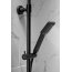 KFA Logon Zestaw prysznicowy termostatyczny natynkowy z deszczownicą czarny 574691081 - zdjęcie 4