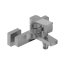 KFA Malaga Bateria wannowa natynkowa gun metal grey z powłoką PVD 4524-010-61 - zdjęcie 1