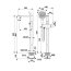 KFA Malaga Bateria wannowa wolnostojąca chrom 4525-510-00 - zdjęcie 2