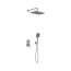 KFA Malaga Zestaw prysznicowy podtynkowy z deszczownicą gun metal grey z powłoką PVD 4529-501-61 - zdjęcie 1