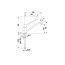 KFA Medico New Bateria umywalkowa medyczna 19,5 cm chrom 4733-985-00 - zdjęcie 2