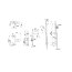KFA Morris Zestaw bateria umywalkowa + bateria wannowa natynkowa + zestaw prysznicowy natynkowy chrom 5241-002-00 - zdjęcie 3