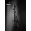 KFA Moza Black Zestaw prysznicowy natynkowy z termostatem i deszczownicą czarny 5736-910-81 - zdjęcie 8