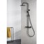 KFA Moza Black Zestaw prysznicowy natynkowy z termostatem i deszczownicą czarny 5736-910-81 - zdjęcie 4