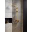 KFA Moza Premium Zestaw prysznicowy natynkowy termostatyczny z deszczownicą złoty szczotkowany PVD 5736-920-31 - zdjęcie 2