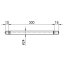 KFA Ramię deszczownicy ścienne 30 cm chrom 835-053-00 - zdjęcie 2